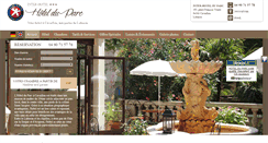 Desktop Screenshot of hotelduparccavaillon.com